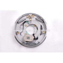 Complete 10''x1/4'' electric brake assembly for trailer (back plate surface treatment:Dacromet)